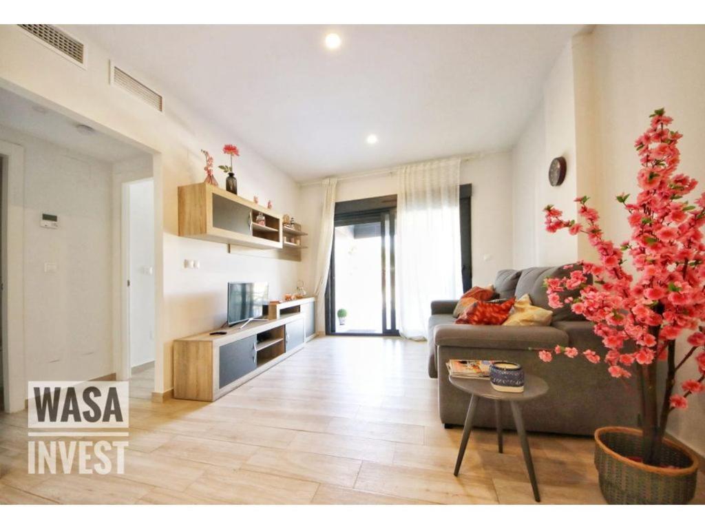 Pinada Beach IV New & Comfort. Apartment, 1St Line To The Beach, Sunterrace+Pool لا ماتا المظهر الخارجي الصورة
