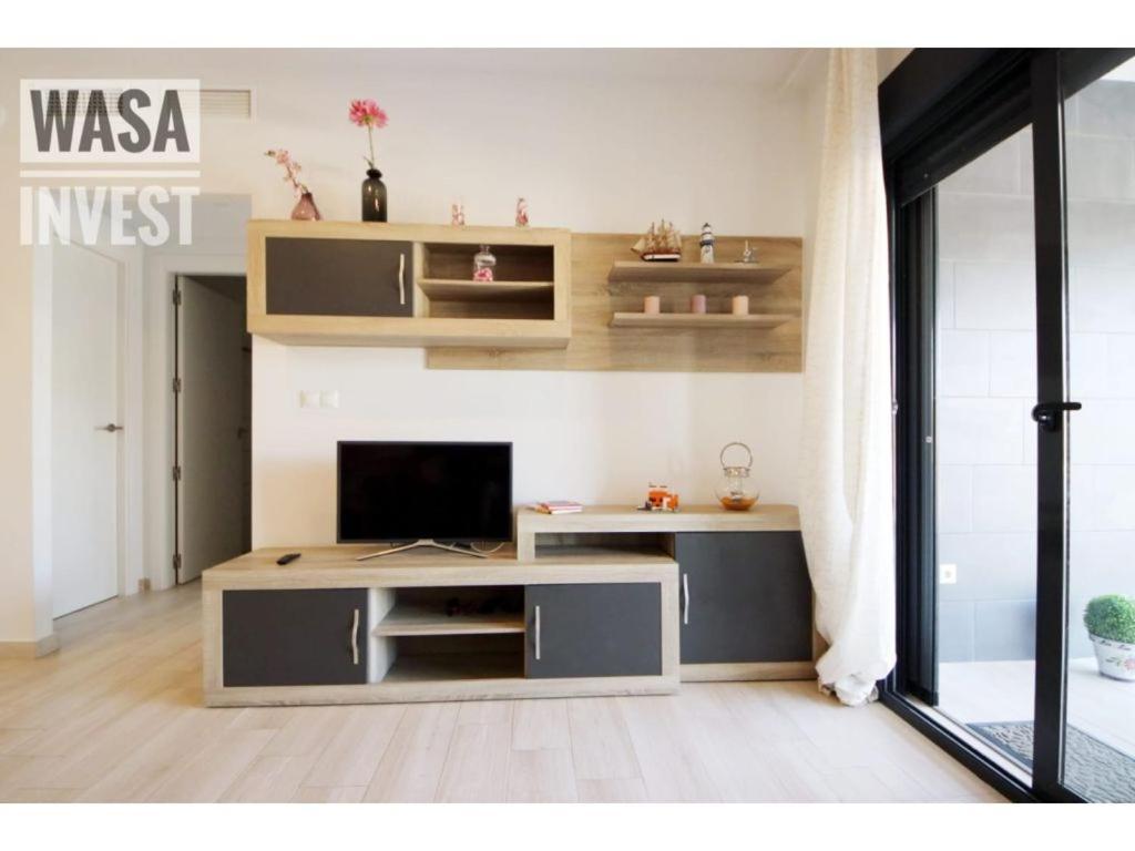 Pinada Beach IV New & Comfort. Apartment, 1St Line To The Beach, Sunterrace+Pool لا ماتا المظهر الخارجي الصورة